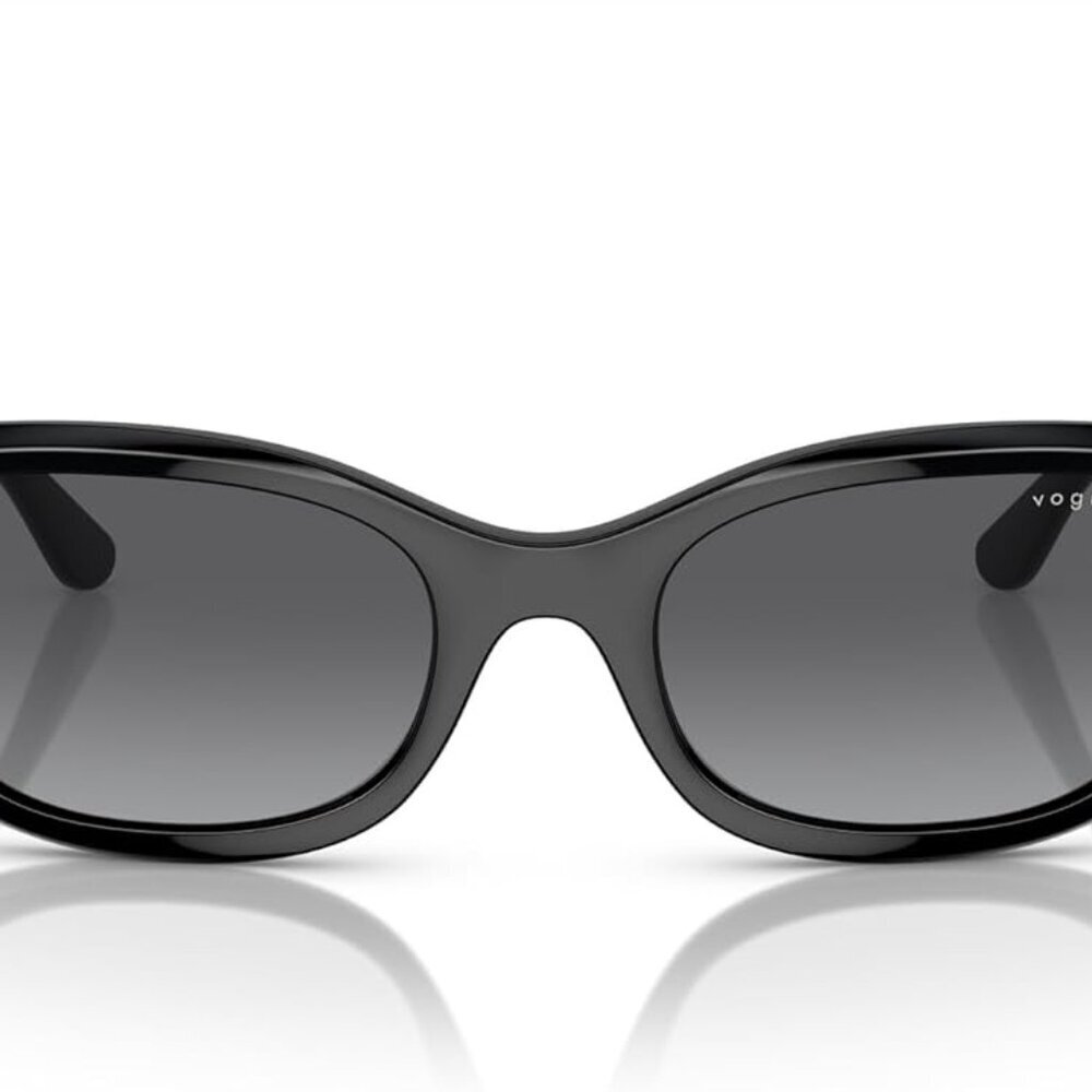 Women's Black Rectangular Sunglasses Polarized Fu… - image 1